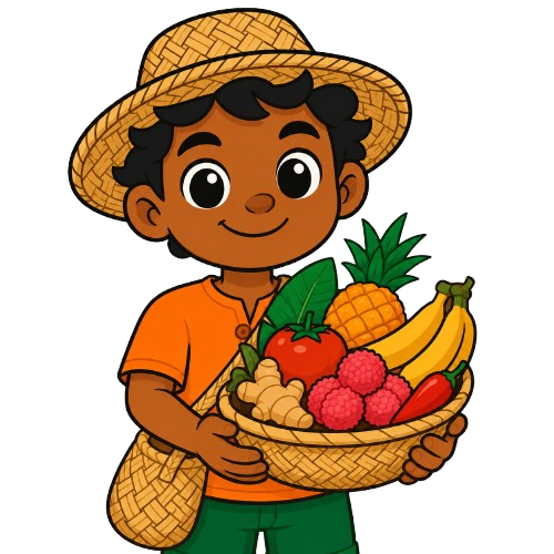 Panier de fruits & légumes péi composé par l'assistant IA